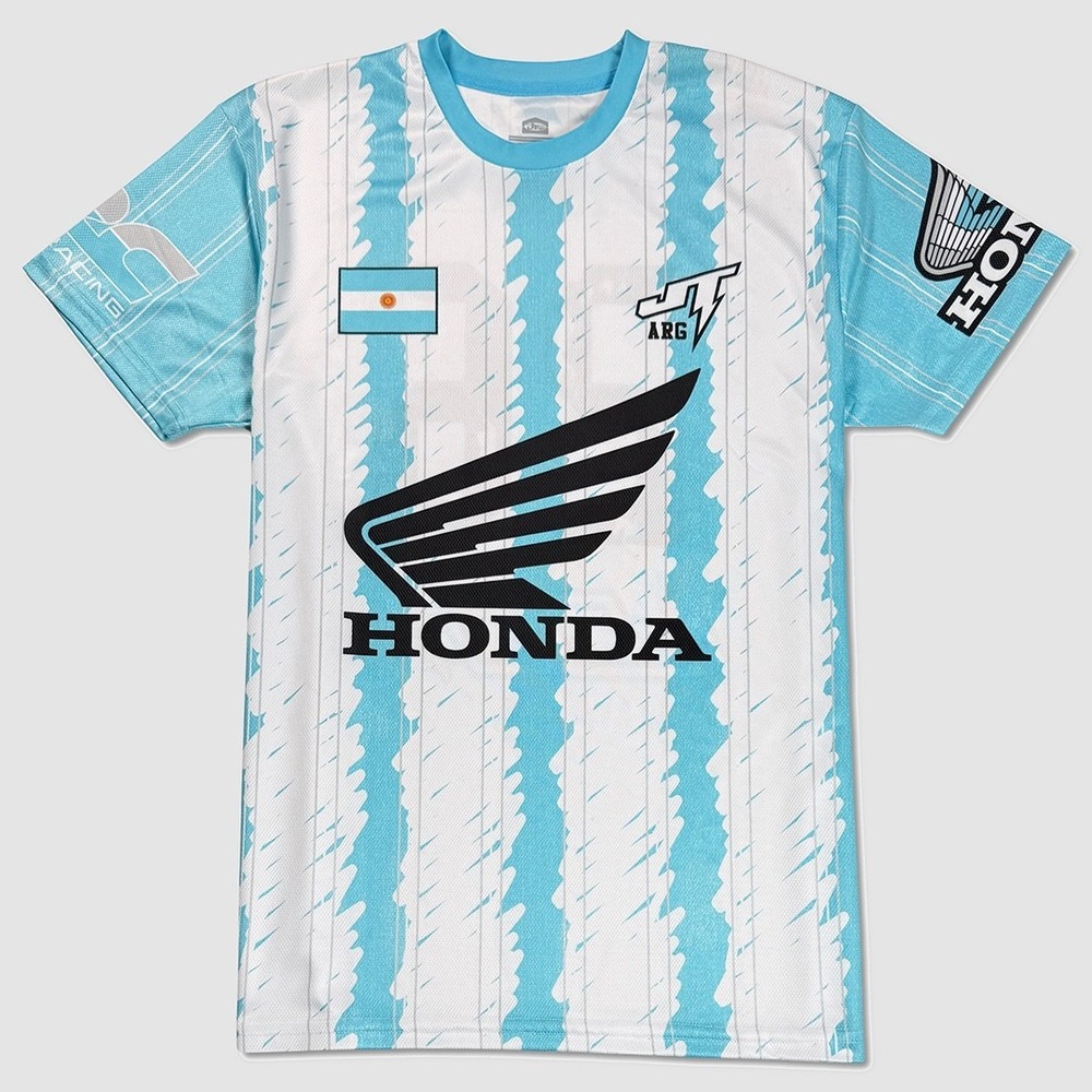 JT Racing Honda Argentina Jersey / Shirt - NWT Mens Large Multi - #49921-M10